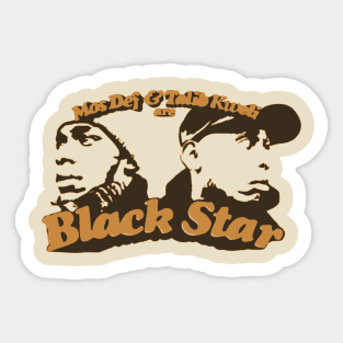 Black Star FanArt Tribute Rap Duo Sticker